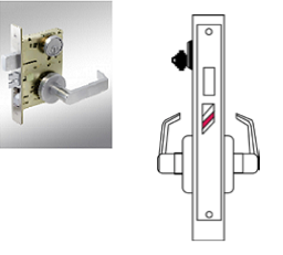 Show details for Cal Royal NM8465 Heavy Duty Grade 1, Closet / Storeroom with Deadbolt Mortise Lockset Cal Royal NM8465